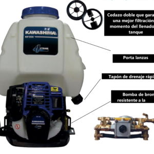 Aspersor Motorizado 35cc